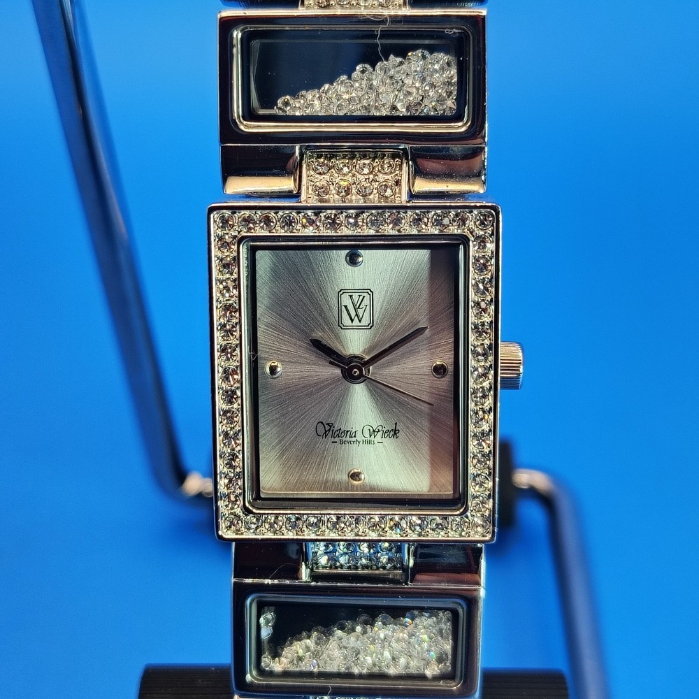 Vintage 1999 Victoria Weick BCVW01B Crystal 24mm Womens Quartz Watch Restored